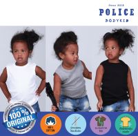 เสื้อเด็กแขนกุด Basic คอกลม Police Bodykid ทรง Slim Fit (รหัส : KB006)