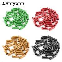 【YF】✲  10 Pieces Folding Tube Tail Gearbox Brake Wire Cap Aluminum Alloy Colorful  Tail-hat MTB Mountain Parts