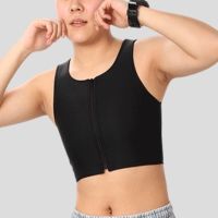 Women Men Chest Flat Vest Transgender Tomboy Upgrade And Strengthen Elastic Chest Binder Bra Pullover Tank Top