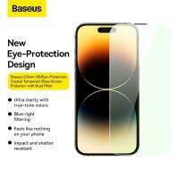 Baseus 0.3 มม. คริสตัล HD กระจกนิรภัย สําหรับ iPhone 14 13 12 Pro Max ป้องกันหน้าจอ พร้อมชุดทําความสะอาด ป้องกันการแอบมอง กันฝุ่น