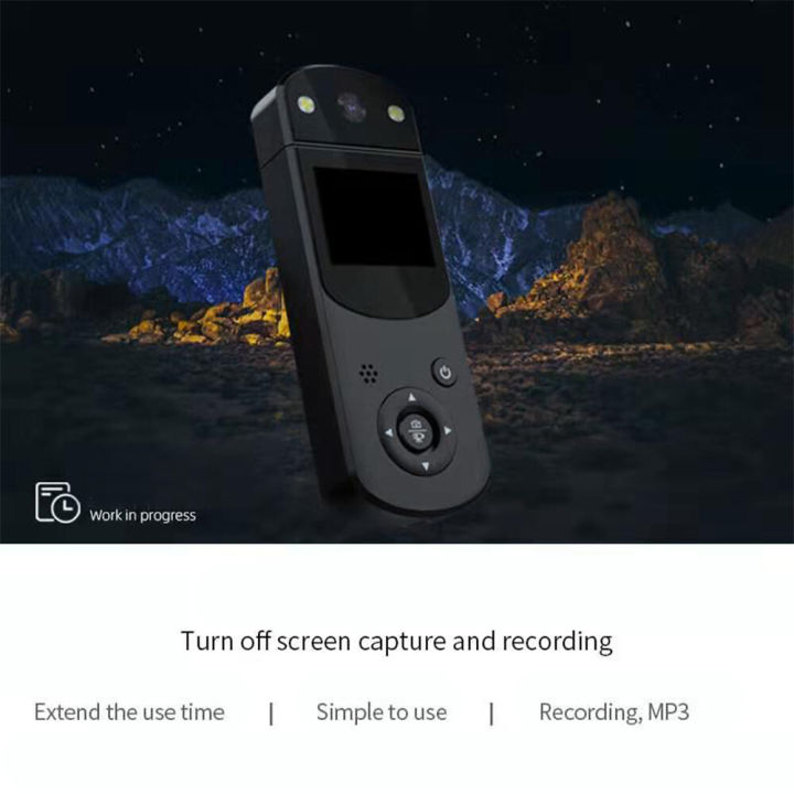 คลิปหนีบกล้องหลังแบบมัลติฟังก์ชั่นความละเอียด-hd-1080p-เครื่องบันทึกวีดีโอตัวกล้องดิจิตอลหน้าจอข้อมูล-dv-dvr-เล่นเพลง-mp3