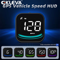 EKLEVA G4 Auto HUD จอแสดงผล GPS รถ,เครื่องวัดความเร็วรถโปรเจคเตอร์พร้อมเข็มทิศแจ้งเตือนเพื่อความปลอดภัยอุปกรณ์เสริมอิเล็กทรอนิกส์สำหรับรถยนต์