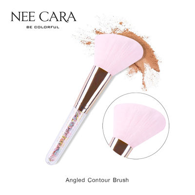 NEE CARA นีคาร่า แปรงแต่งหน้า แปรงปัดแก้ม แบบหัวตัด N913 HEART BRUSH ANGLED CONTOUR BRUSH