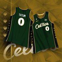 Celtics Jayson Tatum #0 New Edition Jersey Green | Full Sublimation