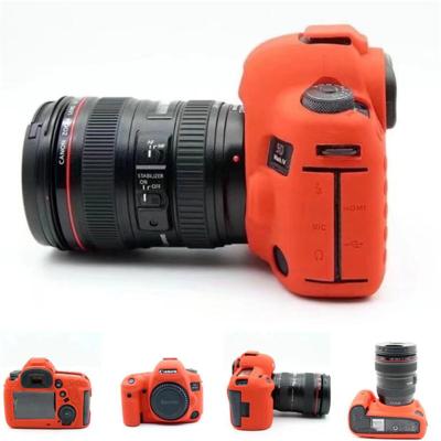 CAENBOO เคสซิลิโคนนิ่มกระเป๋ากล้อง6D 80D 100D 70D สำหรับ Canon 5D Mark III IV S 5D 5DS 5D3 5D4