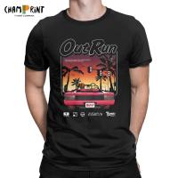 Out Run 80s Retro Arcade Game Men T Shirt Vintage Tee Shirt Short Sleeve Crewneck T-Shirt Pure Cotton 6XL Tops