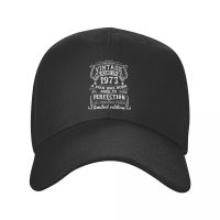 Classic Vintage 1973 Baseball Cap for Women Men Adjustable 49th Birthday Gift Dad Hat Sun Protection Snapback Caps