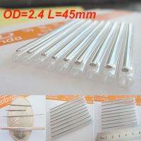 ❁❄❍ 100Pcs OD2.4 45mm Fiber Optic Fusion Splice Protection SleevesFiber Cable Protector -Heat Shrink Tube Transparent