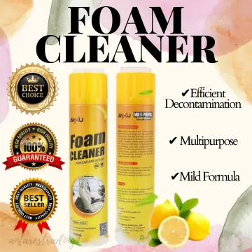 MultiFunctional AXYU Foam Cleaner Spray to Clean Car & House Lemon