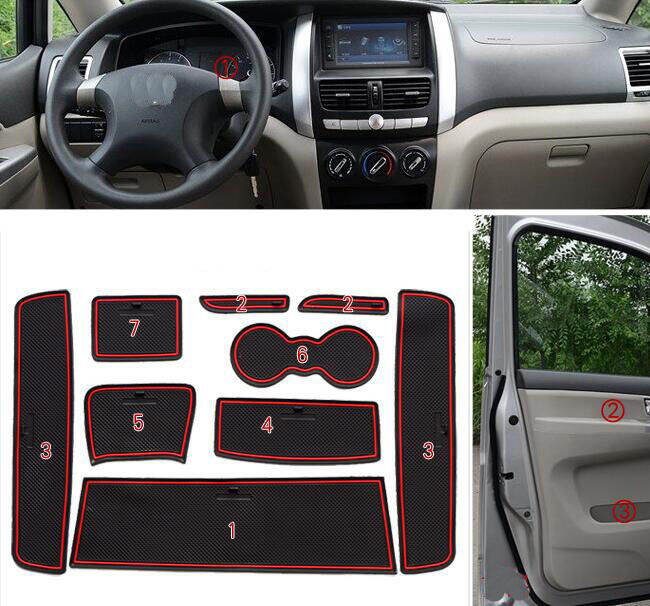 รถ-anti-dirty-pad-ประตู-groove-gate-slot-ถ้วย-armrest-storage-pad-anti-slip-mat-สำหรับ-nissan-succe