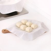 Kitchen non-stick cage cloth steamed dumpling cloth cotton cage cloth steamed bun pad steamed vegetable steamer cloth breathable gauze steaming cloth 【JYUE】