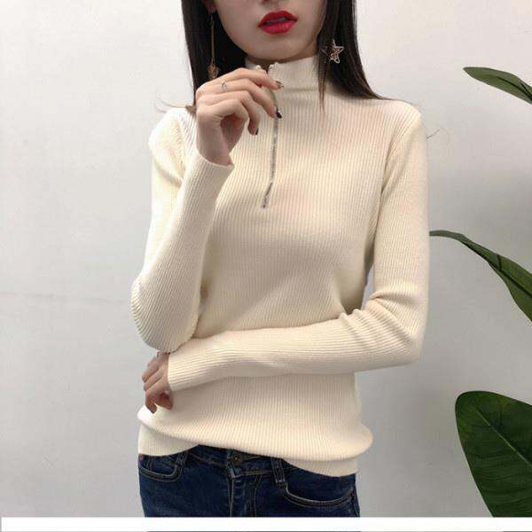 korean-knitted-turtleneck-sweater-women-autumn-winter-zipper-up-solid-color-knitting-pullovers-big-size-pull-femme-polo-jumper