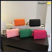 JINGWEI ไหล่เดียว กระเป๋า Crossbody ลายหินสักหลาด น้ำหนักเบามาก กระเป๋าสะพายไหล่เดียว ของใหม่ สีทึบทึบ กระเป๋าสะพายไหล่สักหลาด สำหรับผู้หญิง