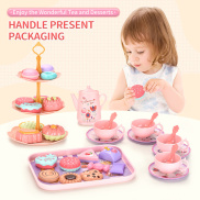 Toy Tea Set 36Pcs Toy Tea Set Funny Afternoon Tea Set Toy Interactive