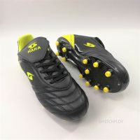 (F09) HARA Sports รองเท้าฟุตบอล รองเท้าสตั๊ด สีดำเหลือง Size 42-46 รุ่น F09