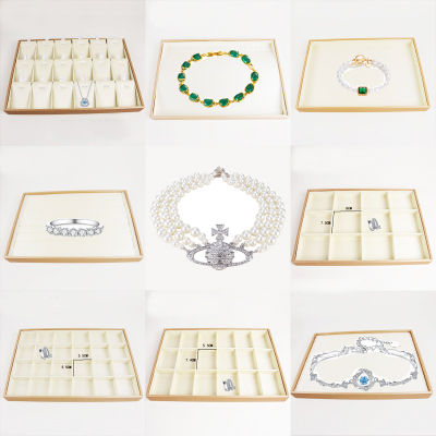 Earring Look At The Pallet Show Goods Ring Display Tray Phnom Penh Brushed Cloth Tray Jewelry Counter