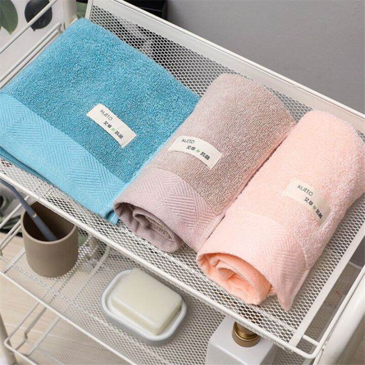 34x75cm-simple-plain-wormwood-antibacterial-soft-absorbent-household-bathroom-hand-towel