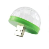 ไฟดิสโก้ขนาดเล็ก Led แบบพกพา Usb ตกแต่งเวทีปาร์ตี้ไฟดิสโก้ Dc 5V Usb สำหรับบ้านคาราโอเกะแสงไฟ Dj แบบมีสีสัน