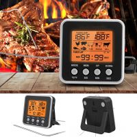 BBQ Digital Thermometer Meat Cooking Food Probe Grill Oven Kitchen Water Oil Milk Timer Hygrometer Termometer Digital For Home