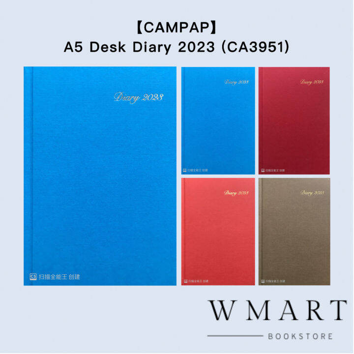 【CAMPAP】A5 Desk Diary 2023 (CA3951) Planner 2023 Lazada
