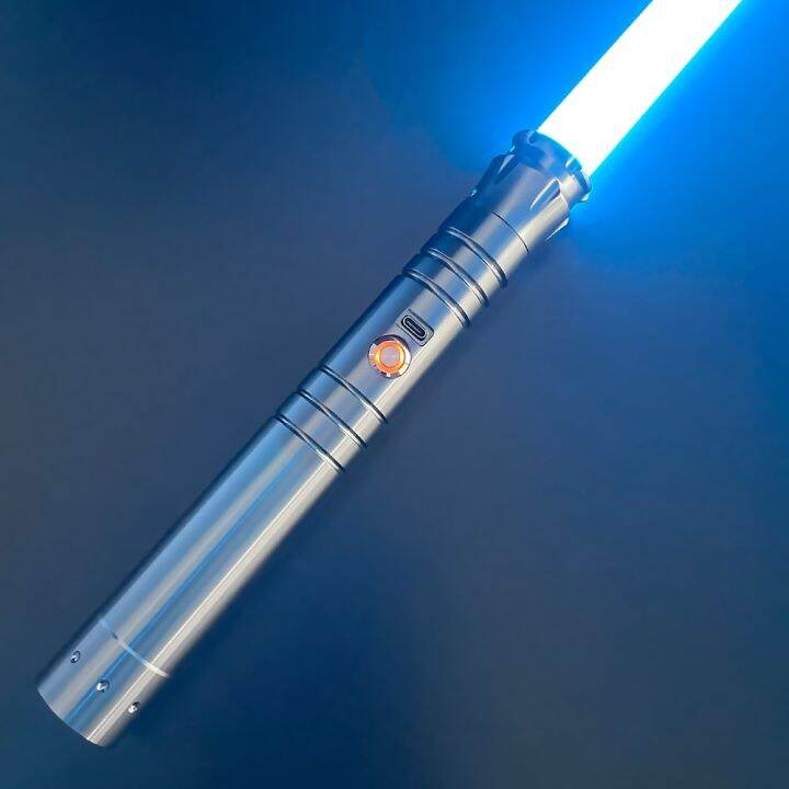 lgt-saber-nwe-lightsaber-grey-heavy-dueling-13สี-rgb-เปลี่ยนสีได้-foc-ขนาด56ซม-คอสเพลย์-kids-toys-เจไดของขวัญดาบเลเซอร์