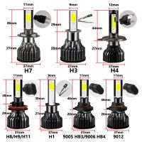 1pcs Car Led Headlight H4 H7 Led Headlight H11 9005 9006 Led Headlight F2 COB/DOB Lamp Beads Bulbs  LEDs  HIDs