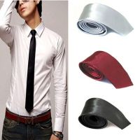 Mode Shop Fashion Casual Slim Plain Mens Solid Skinny Neck Party wedding Tie Silk Necktie