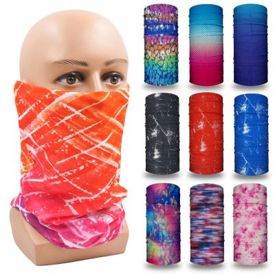 【CC】◙✙  Colorful Printing Face Bandana Headband Painting Hiking Neck Gaiter Warmer Seamless Tube Covering Cycling Fishing Headscarf