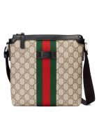 กระเป๋า GUCCI GG SUPREME FLAT MESSENGER (BEIGE/EBONY)