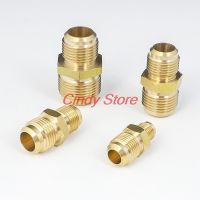 45 Degree SAE Flare 1/4 3/8 1/2 3/4 OD Tube Equal Reducer Brass Pipe Fitting Connector Adapeter For Fuel Air Conditioning