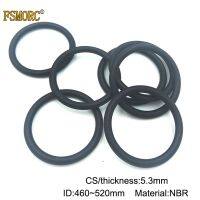 2pcs 5.3mm Thickness Nitrile Rubber O Rings ID 460 470 480 490 500 510 515 520mm NBR o ring sealing Gasket