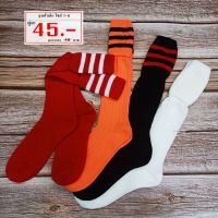 ไซต์ 7-9 ถุงเท้าฟุตบอล แบบยาว-ไม่มีกันลื่น สำหรับเด็ก DBC Sport socks