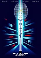 ไม้แบดมินตัน Hundred BADMINTON RACKET : FLUTTER S ZOOM