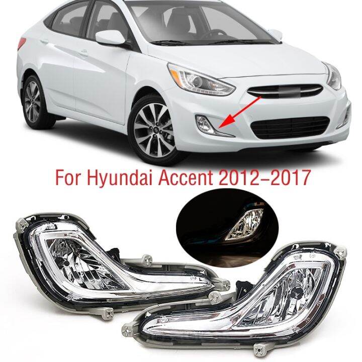 Foglight Foglamp For Hyundai Accent 2012 2013 2014 2015 2016 2017 Car