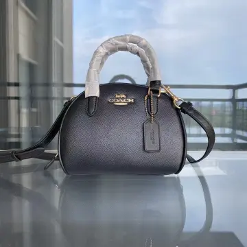 SpreeSuki - Coach Mini Sierra Satchel In Signature Gold / Black