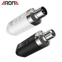 [okoogee]AROMA ARC1 Microphone Wireless Transmission System(Transmisster &amp; Receiver) 4 Channels Max. 35m Effective Range XLR Connection Built-in Rechargeable Battery