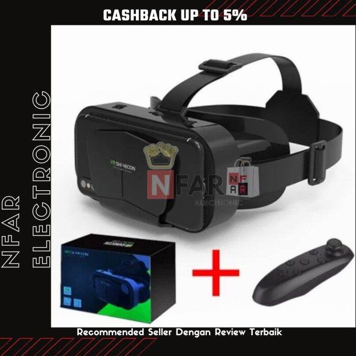 VR Box 3D Virtual Reality Shinecon IMAX Giant Screen G10 With Remote ...
