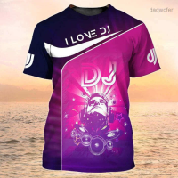 2023 NEW 3d Color Dj Shirt, Cd Racing Shirt Short Sleeve Funny Gift Shirt Mens Wo cheap