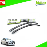 Valeo Flat Blade ใบปัดน้ำฝน Mazda 2 DE มาสด้า สอง ปี 2009-2013 24/14