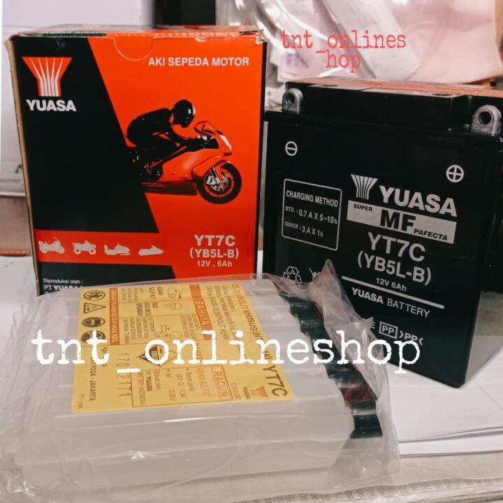 AKI ACCU YUASA YT7C | Lazada Indonesia