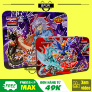 Bài YUGIOH HỘP SẮT 41 Thẻ Bài Chất Liệu Giấy Cao Cấp