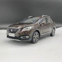 [COD]1: 18ในประเทศทำโรงงานเดิม Dongfeng เปอโยต์3008 SUV จำลองล้อแม็กรถยนต์รุ่นคอลเลกชัน