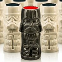 ถ้วยแก้ว Tiki เซรามิกรูปทหารขาวถ้วย Tiki สุดสร้างสรรค์450มล. ถ้วยนักรบดำสำหรับถ้วยค็อกเทลขวดไวน์เครื่องดื่มเบียร์