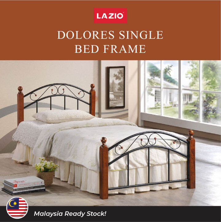 Single Metal Bed Frame / Bedroom Bed / Katil Bujang Besi / Single Size ...