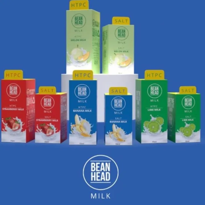 [HTPC] BEAN HEAD MILK HTPC SERIES 15ML Banana Milk / Melon Milk / Lime Milk / Strawberry Milk
