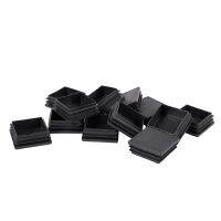 50mm x 50mm Plastic Square End Blind Plugs Cap Pipe Inserts 12pcs