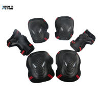 6Pcs/Set Skating Skateboard Roller Blading Elbow Knee Wrist Safety Protective Gear Sport Pad Guard BELIEVE IN YOU