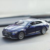 1/32 Benz GT63รถโลหะผสมรุ่น AMG รถสปอร์ตคอลเล็กชันโมเดลรถของเล่นสำหรับเด็กรถเสียงและแสงดึงถอยหลัง