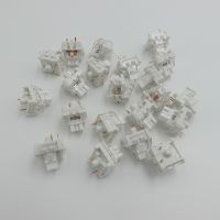 ✵ﺴ KBDiy Jerrzi Switch White Linear Custom DIY Switches for Mechanical Keyboard 3Pin RGB Compatible Cherry MX SMD Switchs GK61