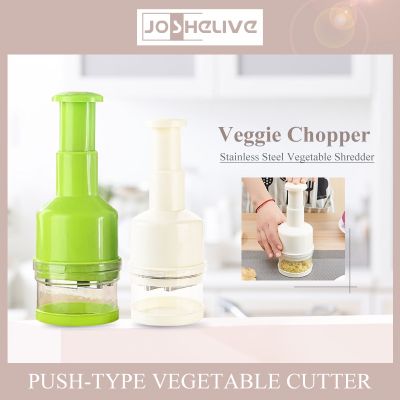 【CC】﹉  Multifunctional vegetable chopper Hand-Pressed  Garlic Grinder Food pounding garlic tools